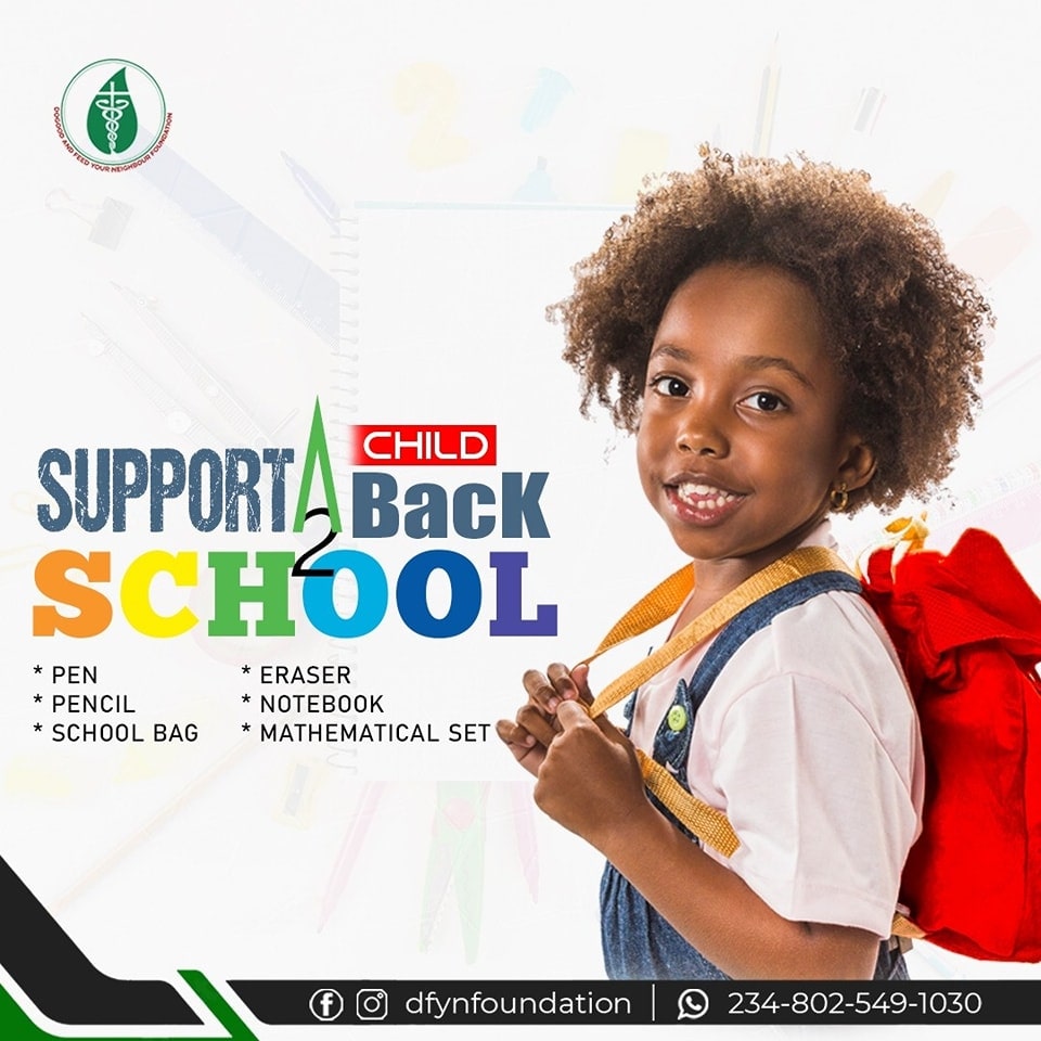 dfyn foundation support a child back to school